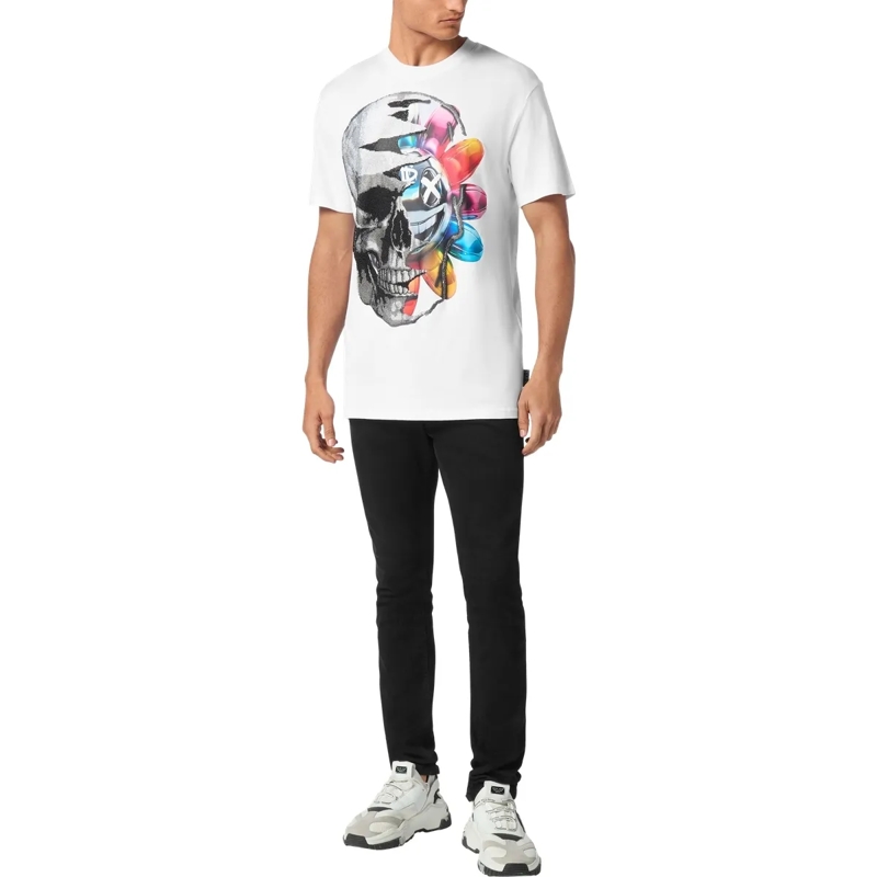 Philipp Plein T-Shirt T-Shirt Smile weiss(Image 4)