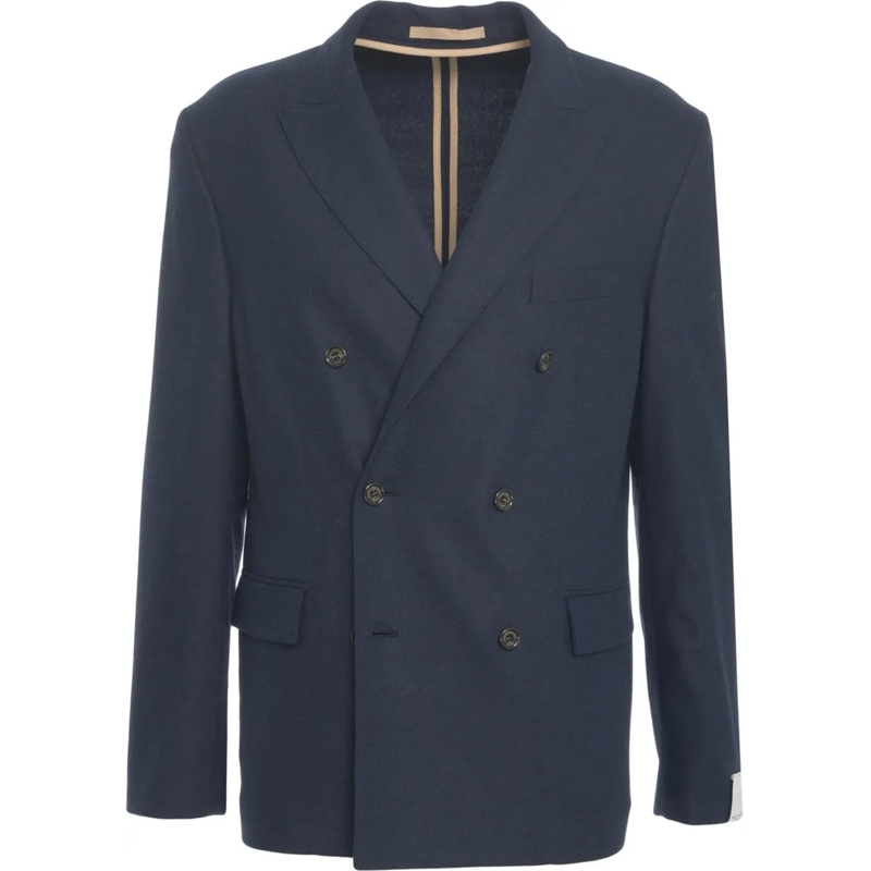 Paolo Pecora  Double-breasted blazer blau