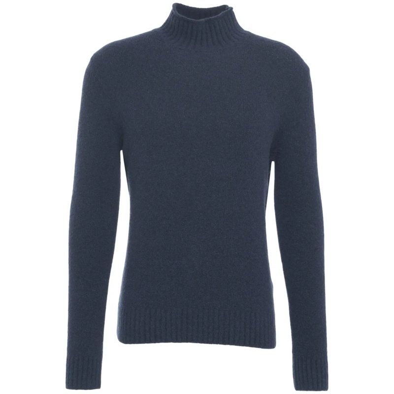 Kangra  Wool turtleneck sweater blau