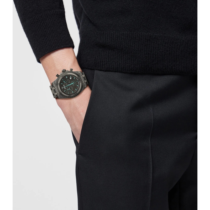 Versace Quarzuhr Quarz-Chronographenuhr Versace Fornax grau(Image 4)