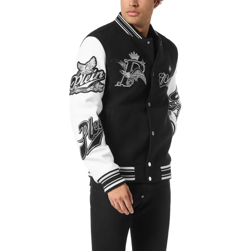 Philipp Plein Daunenjacke Bomber Eagle Embellished schwarz(Image 3)