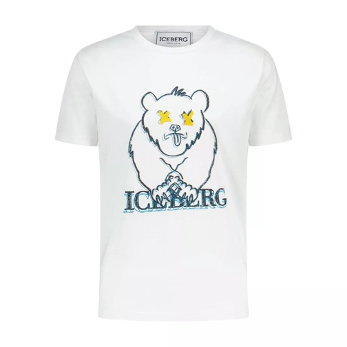 Iceberg T-Shirt mit Print Weiß 