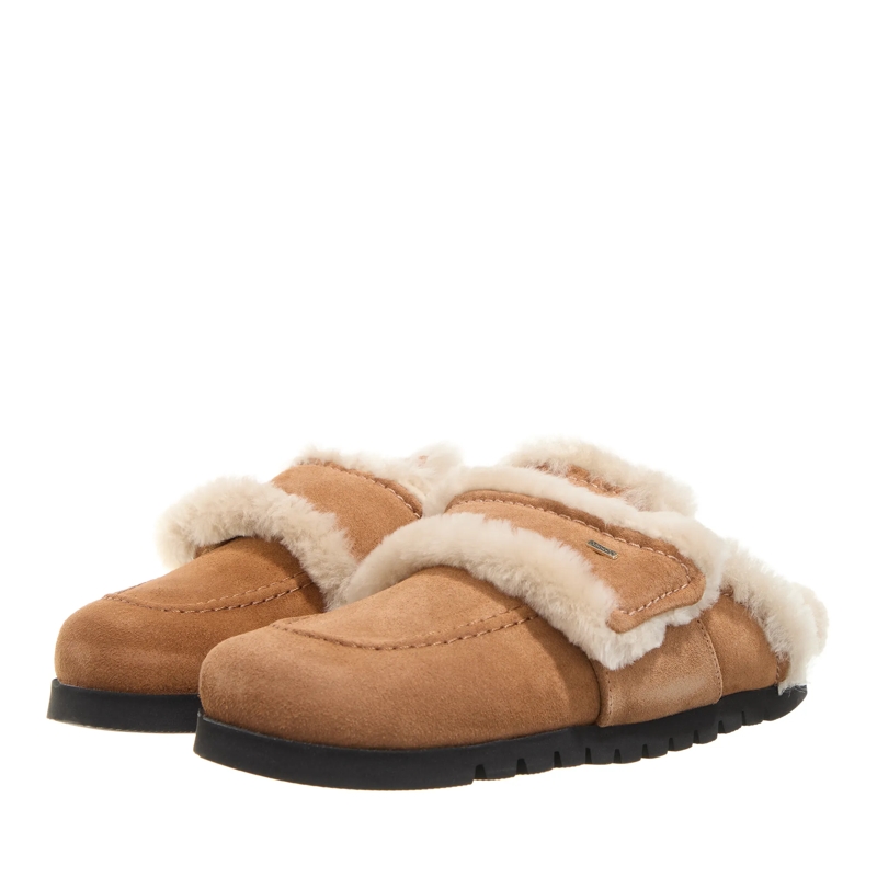 Nubikk Hausschuhe Teddy Fur Studs (L) Cognac Suede(Image 2)