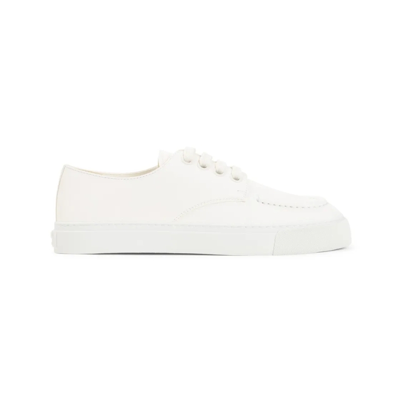 Prada Low-Top-Sneaker Low-Top Sneakers In Deer Leather White