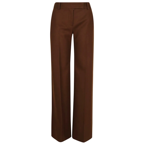 Ermanno Scervino  Tailored Wool Trousers Brown