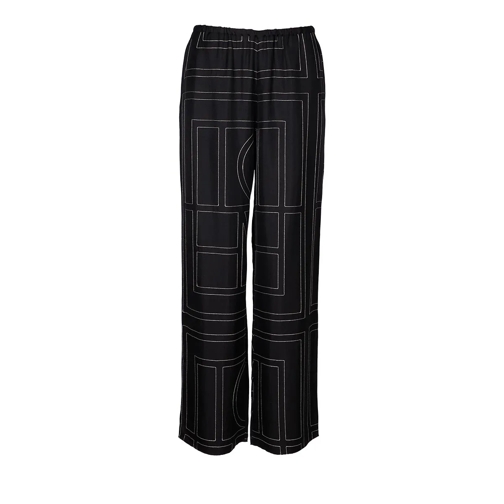 TOTEME  Monogram Silk PJ schwarz