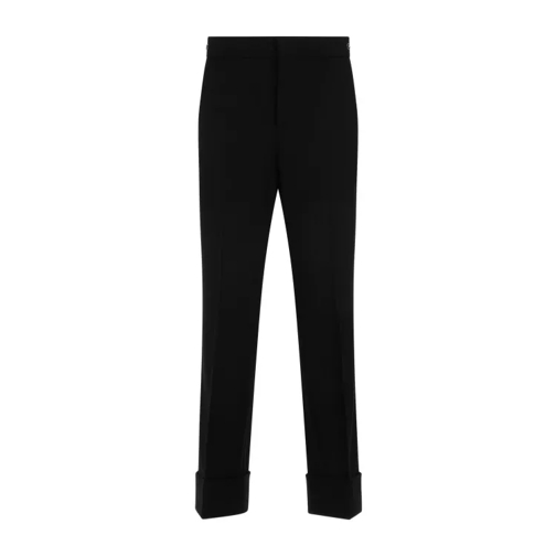 Gucci Black Wool Pants Black 