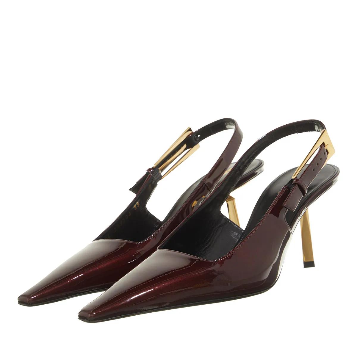 Saint Laurent Sandaletten mit Absatz - Lee Slingback Pumps - Gr. 37 (EU) - in Rot - für Damen