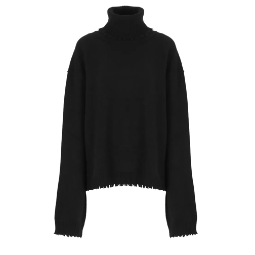 Uma Wang Pull à col roulé Black Sweater Black