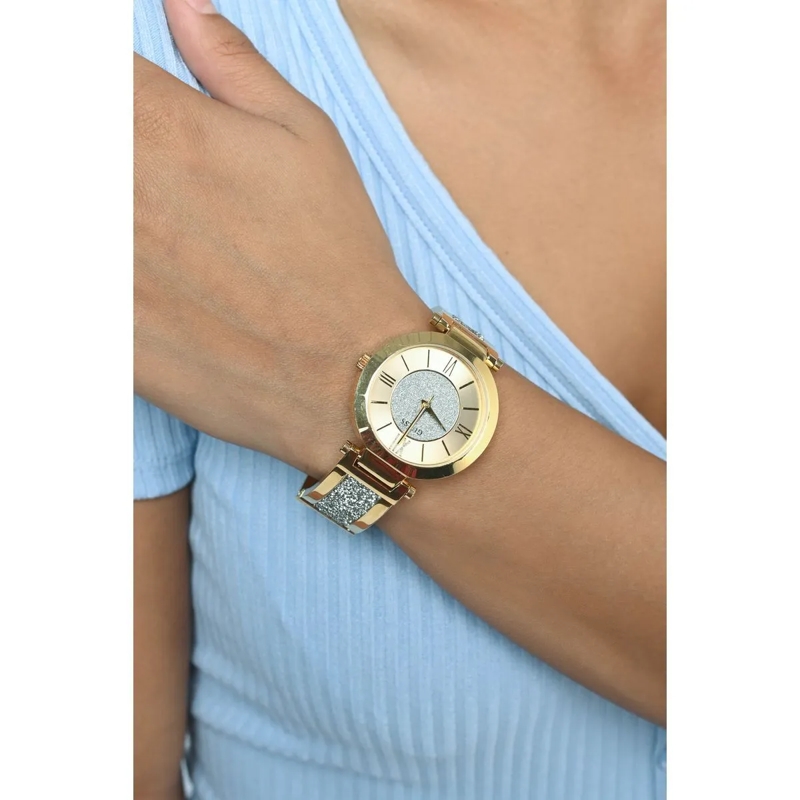 Guess Quarzuhr Quarz Analog Uhr Gd Aurora gold(Image 2)