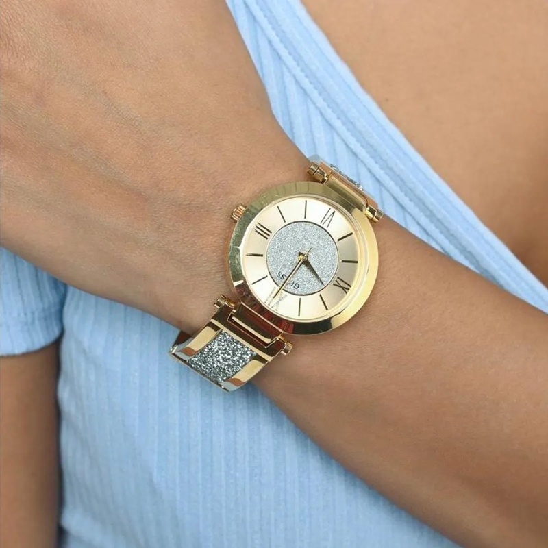 Guess Quarzuhr Quarz Analog Uhr Gd Aurora gold(Image 2)
