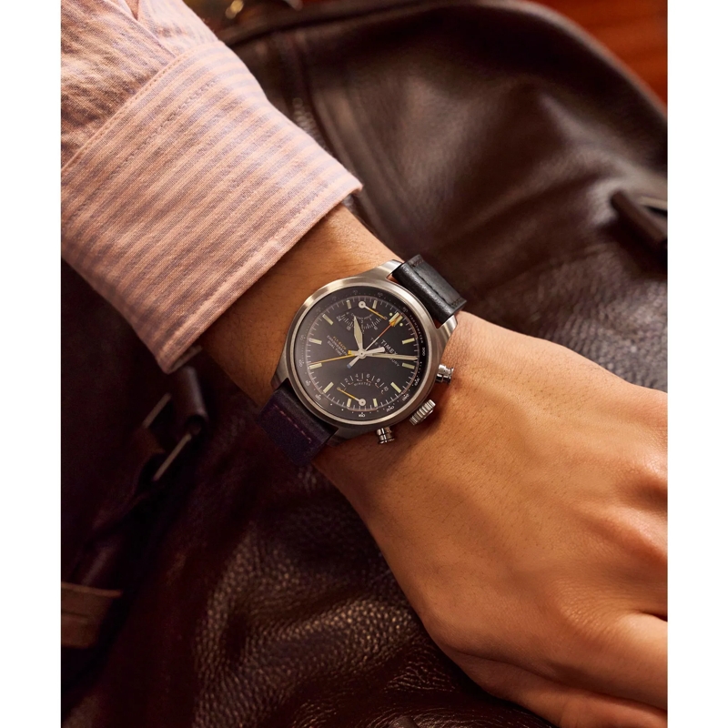 Timex Quarzuhr Quarz-Analoguhr Waterbury Ace Fly-Back Chronograph schwarz(Image 7)