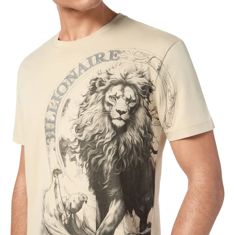 BILLIONAIRE T-Shirt T-Shirt Rundhalsausschnitt beige(Image 4)