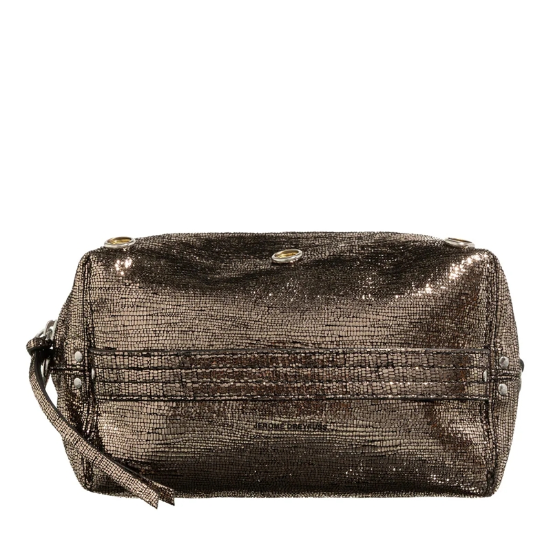 Jerome Dreyfuss Kosmetiktasche Lucky Case Lame Champagne