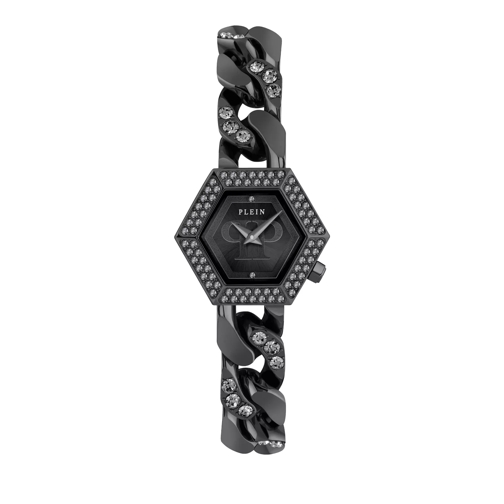 Philipp Plein The Hexagon Groumette Black Quartz Horloge