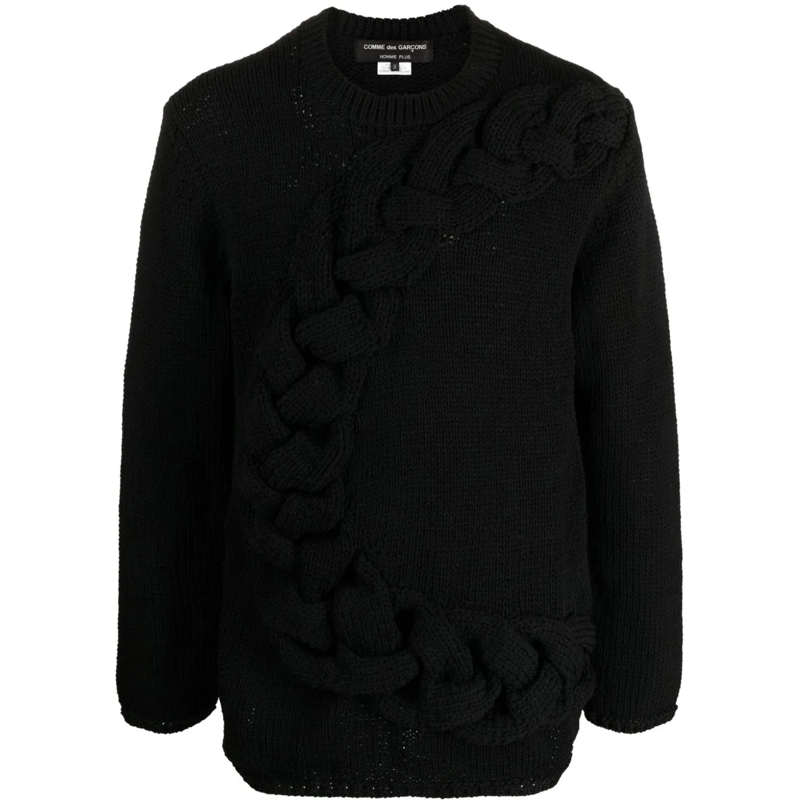 HOMME PLUS  Sweaters Black schwarz