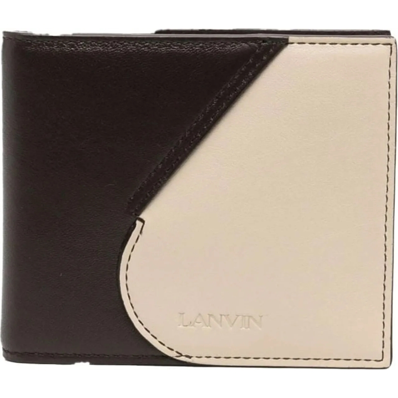 Lanvin Bi-Fold-Portemonnaie Hobo Tie Logo Bifold Wallet Neutrals