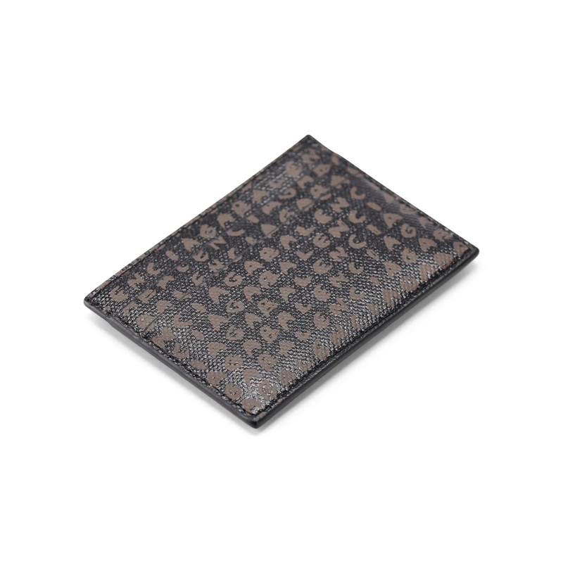 Balenciaga Portemonnaie Cardholder aus Baumwoll-Leinen-Mix braun(Image 4)