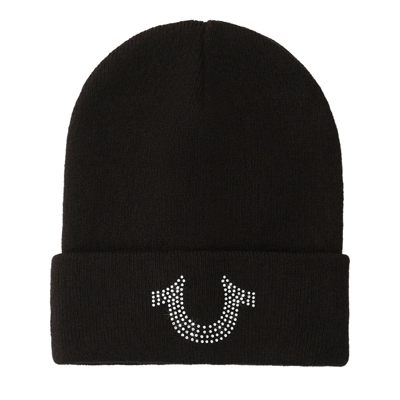 True Religion Hut Beanie CRYSTAL schwarz