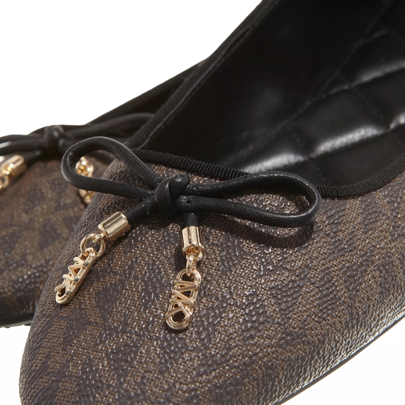 MICHAEL Michael Kors Ballerinas Nori Flat Brown(Image 3)