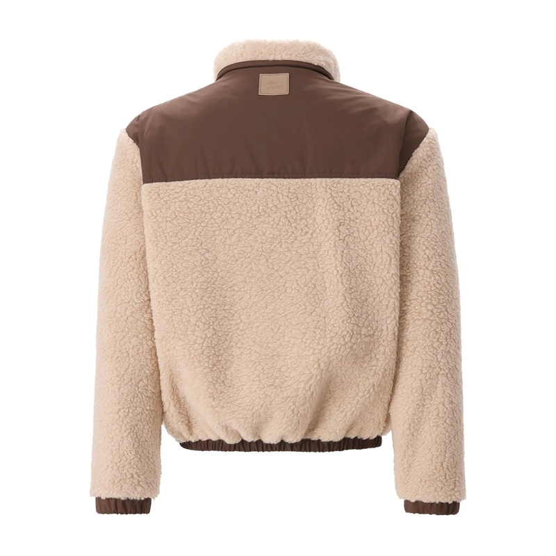 AMI Paris veste Jacke mit Teddyfell braun(Image 3)