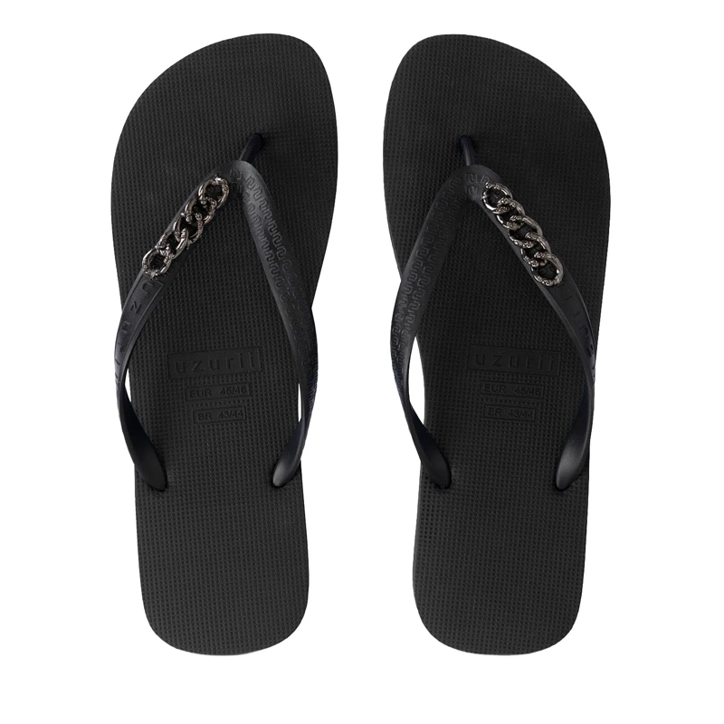 UZURII Flip Flops Zehentrenner Silver Small schwarz(Image 3)