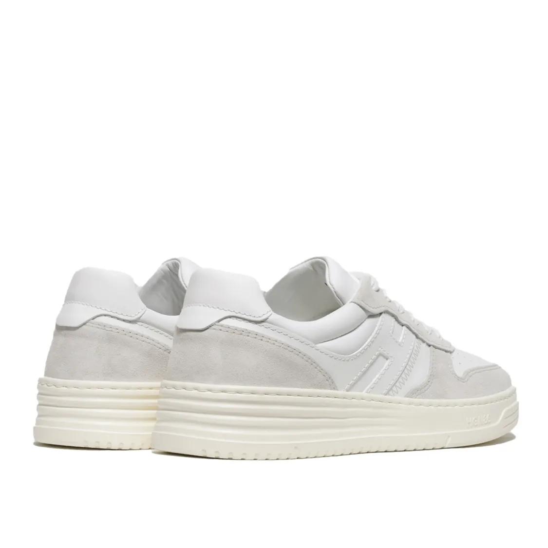 Thumbnail - Hogan Low-Top Sneaker - Pearl Grey Suede H630 Sneakers - Gr. 6 - in Weiß - für Damen