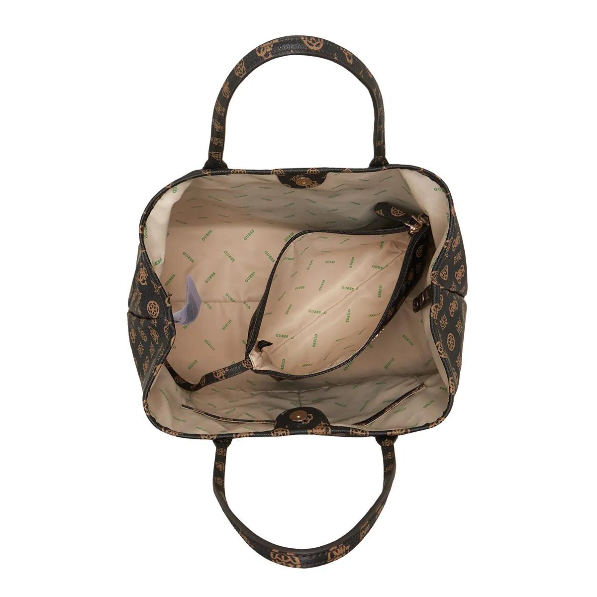 Guess Shoppers & Totes Eco Victtoria Lrg 2 In 1 Tote in bruin