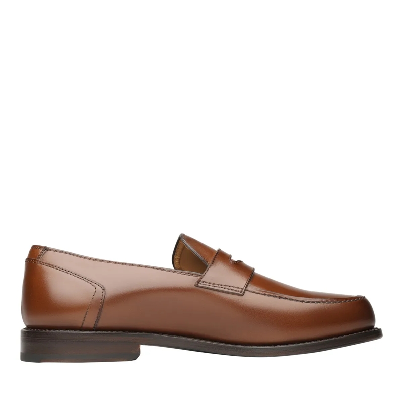 Henry Stevens Monkstraps Loafer Haywood PL mittel-braun