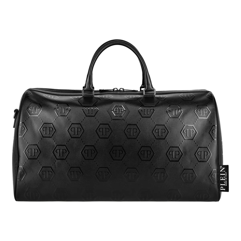 Philipp Plein Weekender Henkeltasche Monogram schwarz