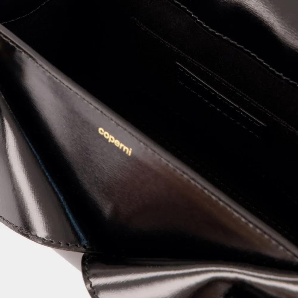 Coperni Hobo bags Mini Belt Bag Leather Black in zwart