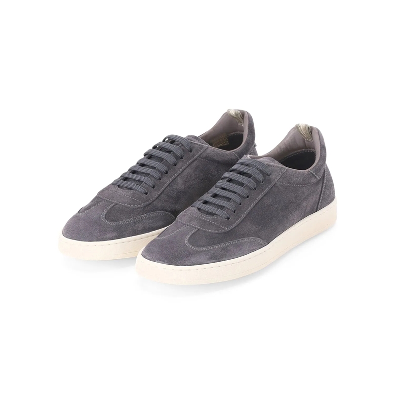 Officine Creative Schnürschuhe Sneaker aus Veloursleder blau(Image 4)