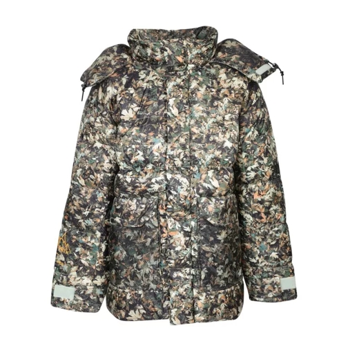 The North Face Leaf Print Parka Green 
