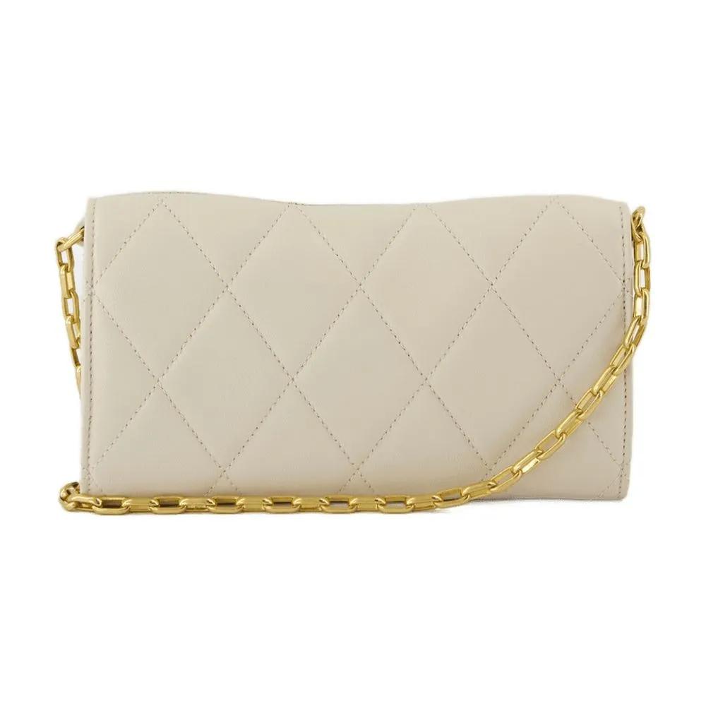 Burberry Hobo bags Rocking Horse Wallet On Chain White Leather in wit