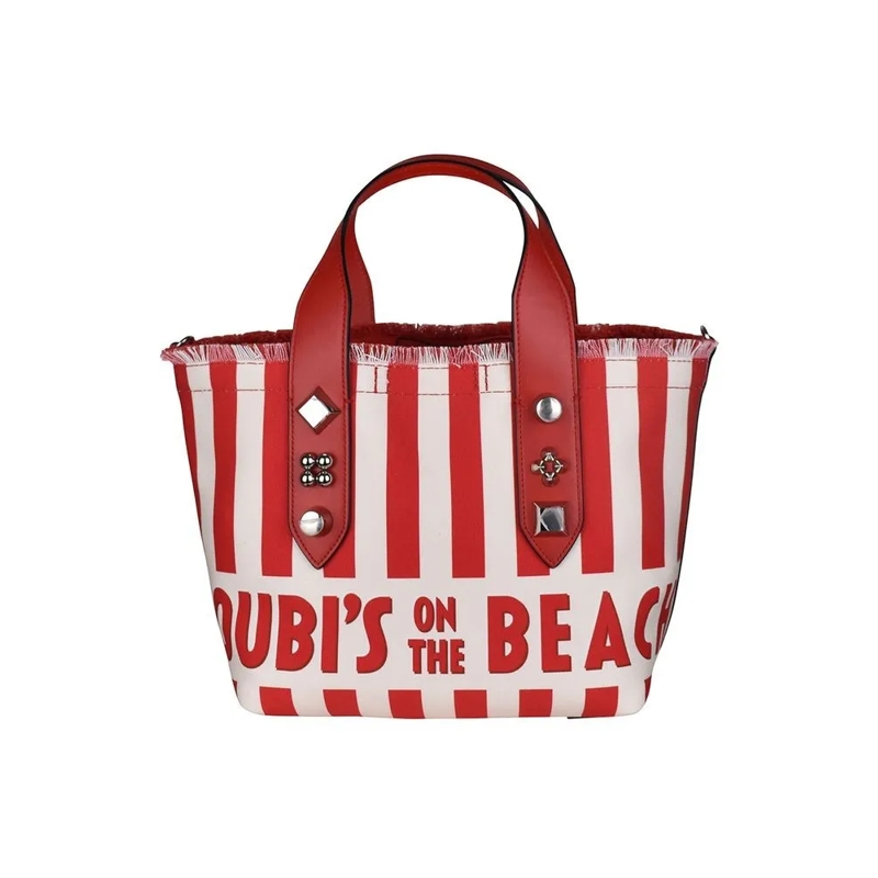 Christian Louboutin Tote Frangibus Small Tote Bag Red