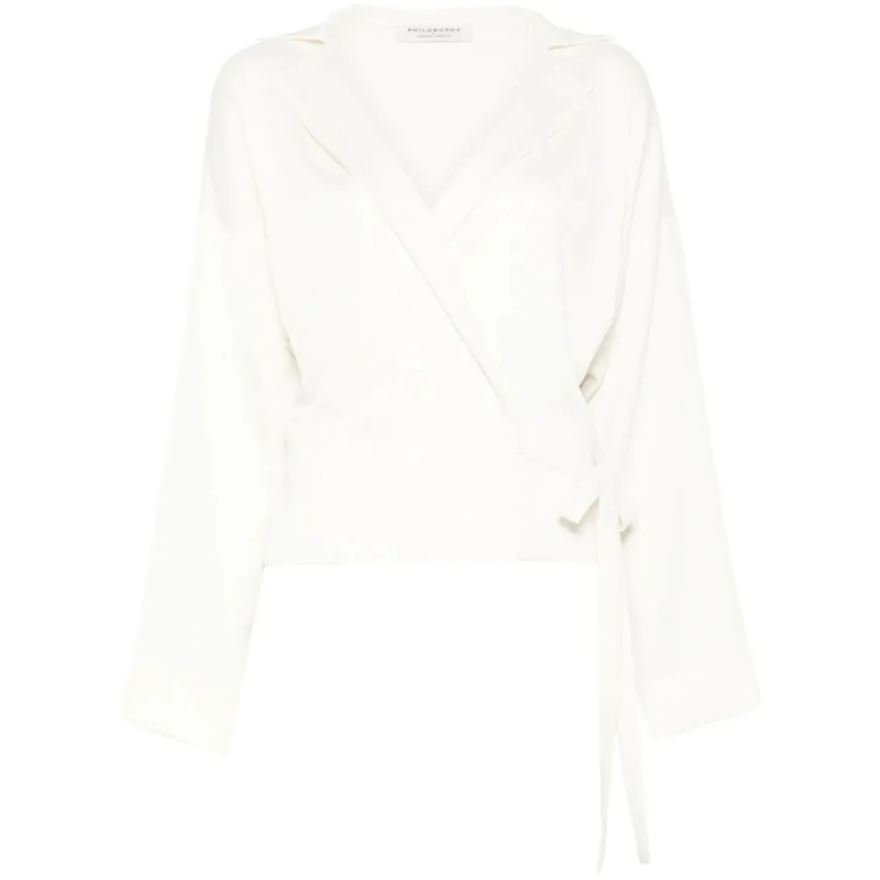 Philosophy Di Lorenzo Serafini Hemd Tailored Classic Shirt With Structured Collar White