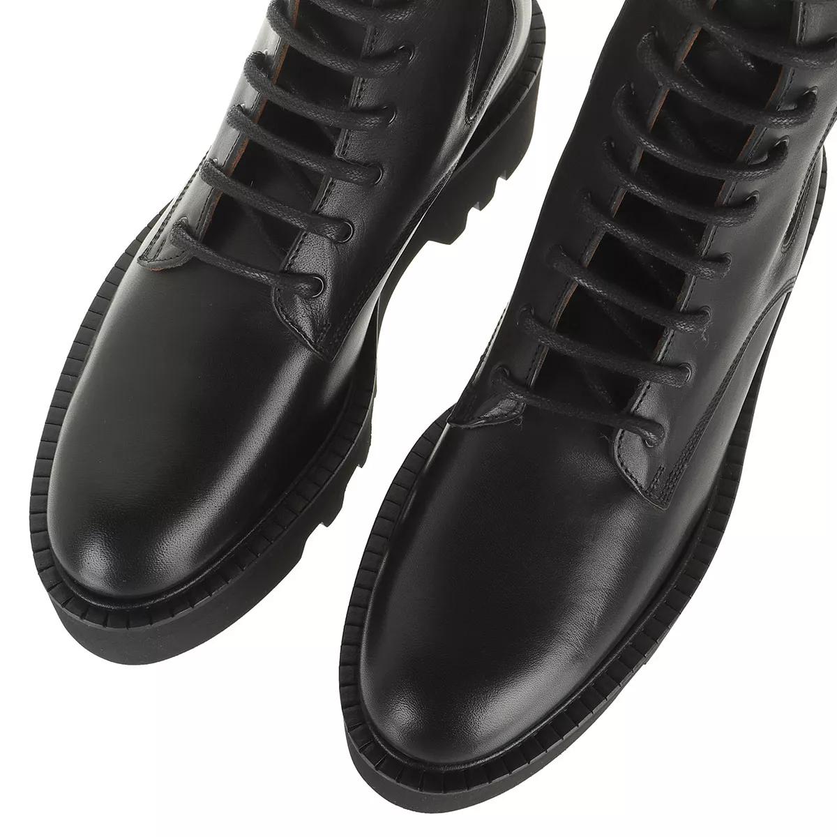 ATP Atelier Boots & laarzen Pesaro Black Vanilla Vacchetta Shearling in zwart