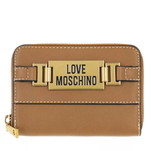 Love Moschino Portafogli Pu Cuoio Portemonnaie mit Zip-Around-Reißverschluss