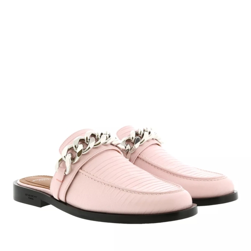 Givenchy Chain Loafers Leather Light Pink Mocassino
