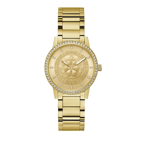 Guess Quartz Watch Petal Gold Tone