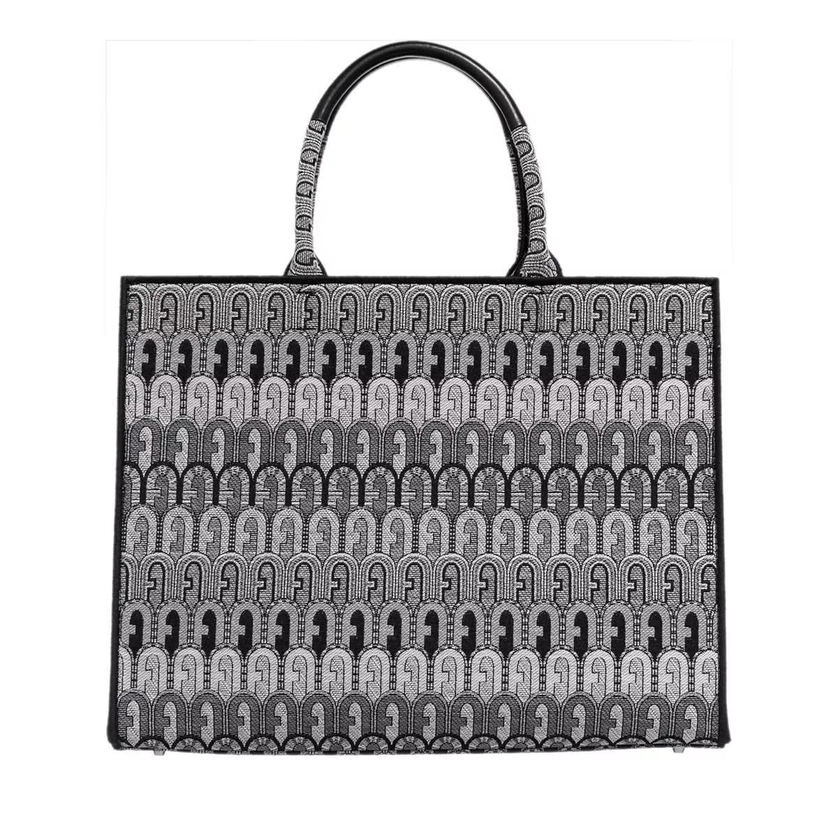 Furla Tote - Furla Opportunity L Tote - Tessuto Jacquard Arco E - Gr. unisize - in Grau - für Damen