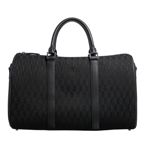 AIGNER Diego Black Duffle Bag