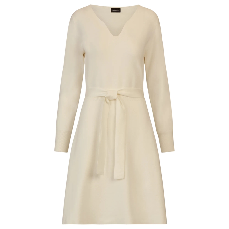 Apart Strickkleid Strickkleid creme