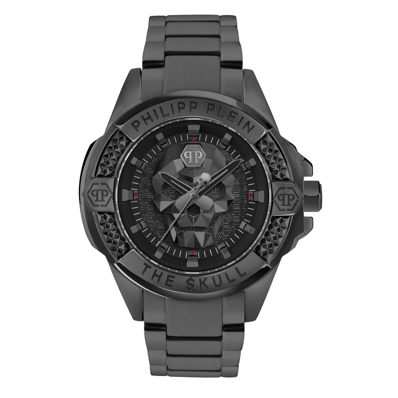 Philipp Plein Quarzuhr Quarz-Analoguhr The $Kull schwarz