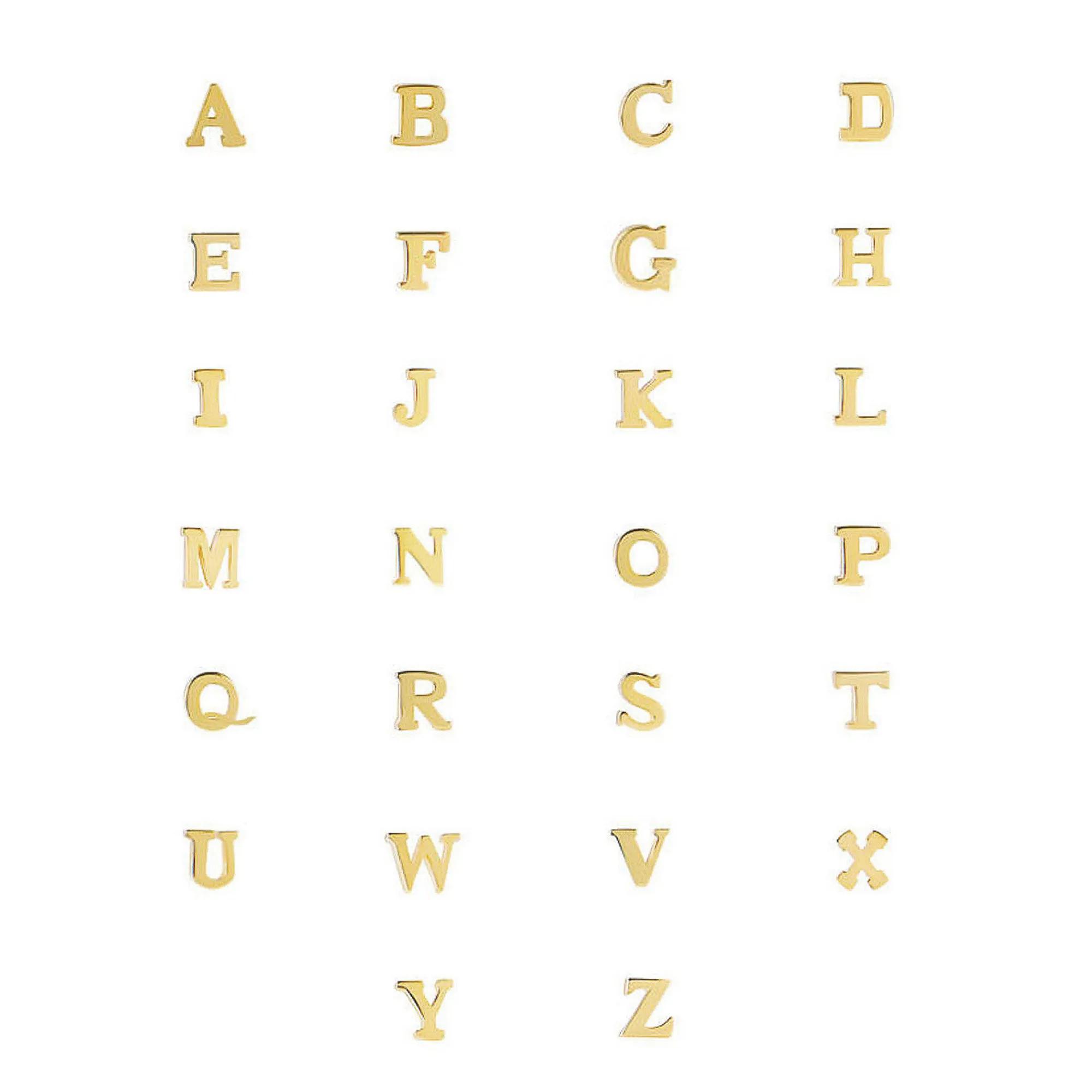 Thumbnail - Isabel Bernard Halskette - Le Marais Chloé 14 Karat Initial Necklace Letter A - Gr. unisize - in Gold - für Damen