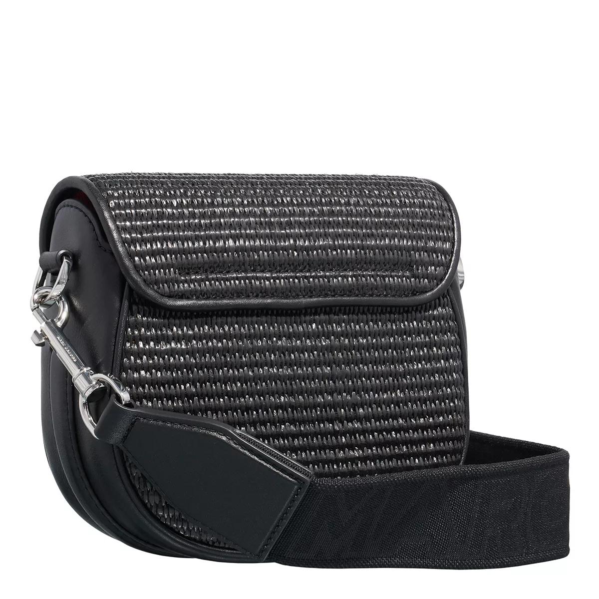 Marc Jacobs Crossbody bags Woven Covered J Marc in zwart