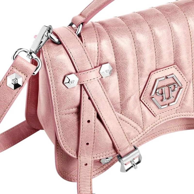 Philipp Plein Crossbody Bag Henkel Tasche Hexagon nude(Image 3)