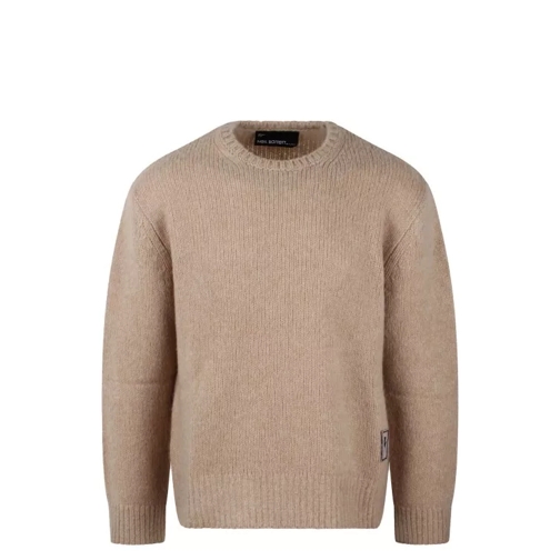 Neil Barrett  Thunderbolt Patch Sweater Brown