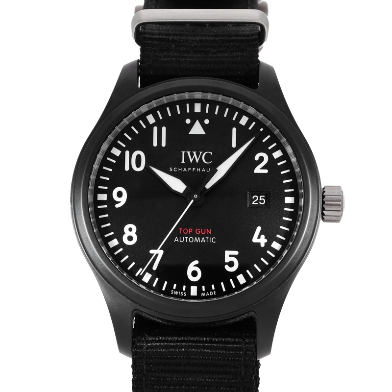 IWC Automatisch Horloge Pilot's Watch Schwarz