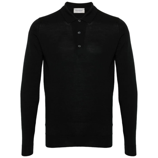 John Smedley Polohemd Black Belper Polo Shirt Black